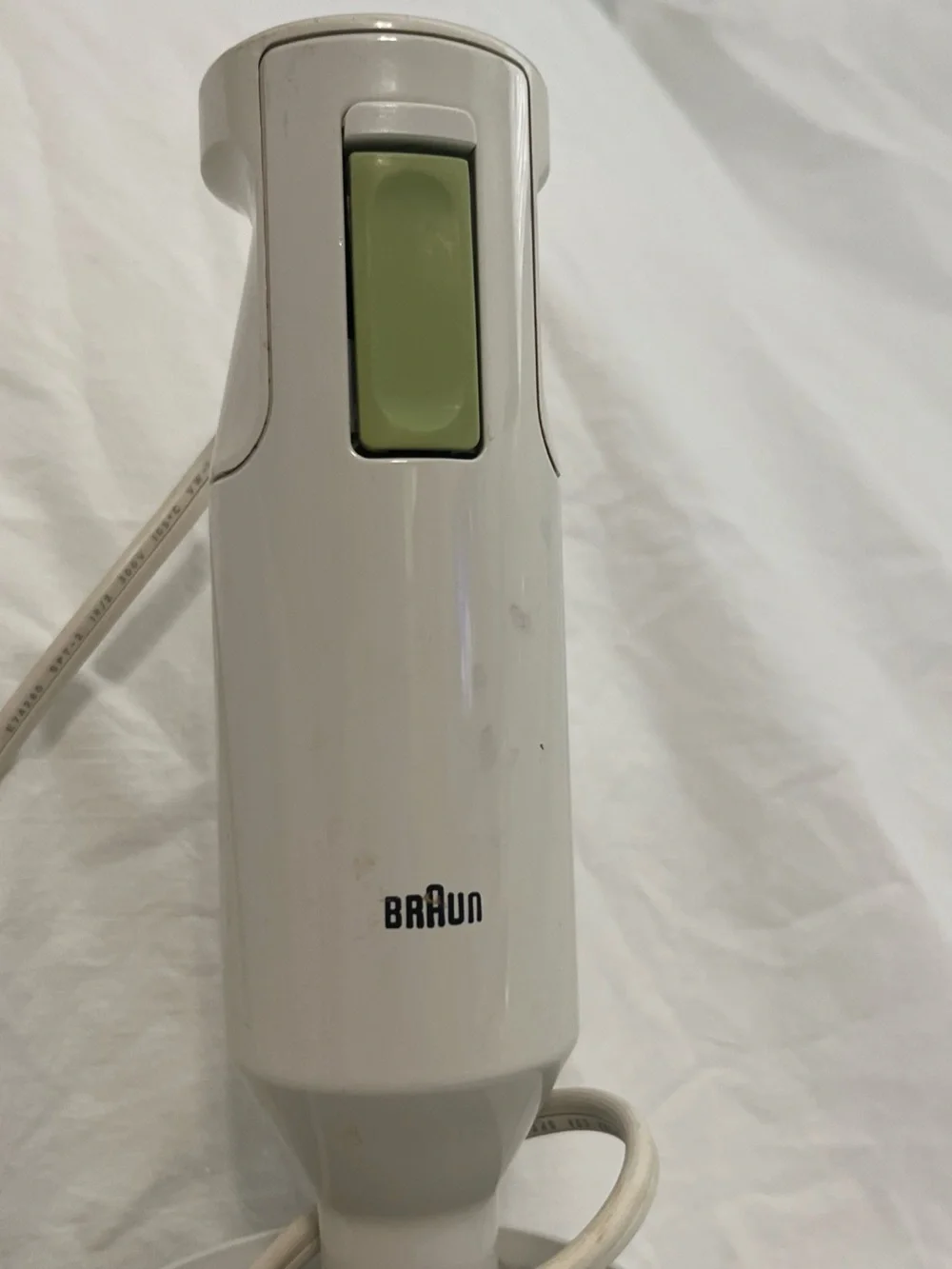 Braun White Hand Blender with Light Green Accent - Immersion Mixer